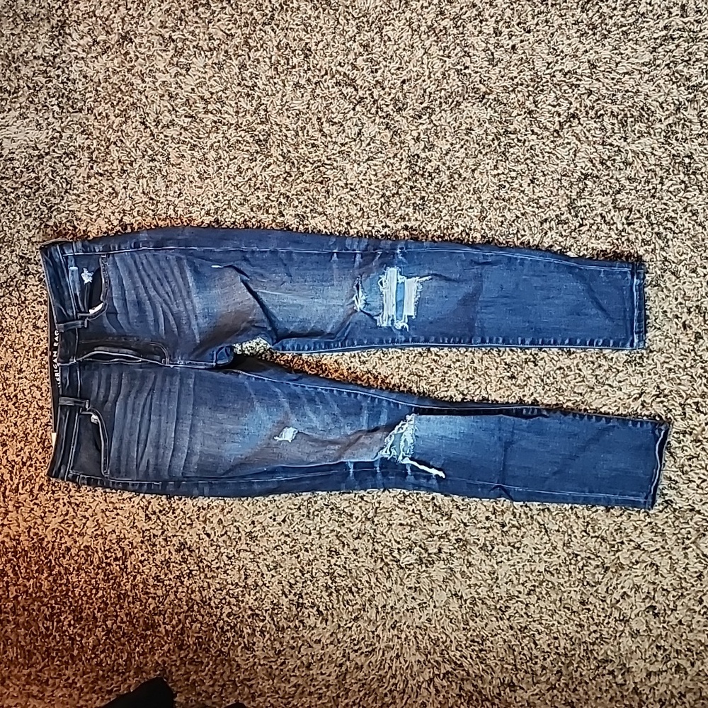 American Eagle highest rise skinny jean 6